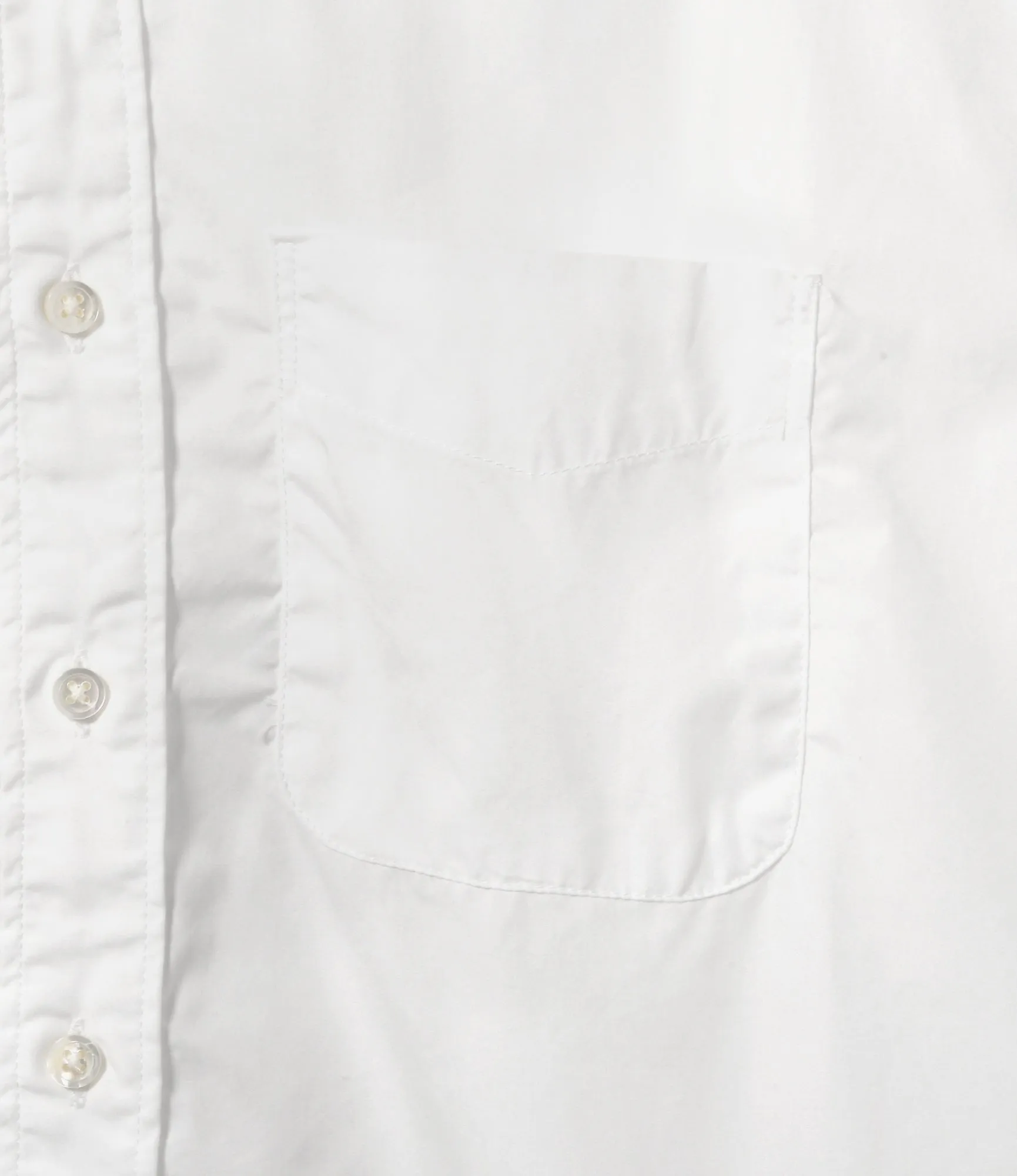 19th Century BD Shirt – White 100’s 2-Ply Broadcloth