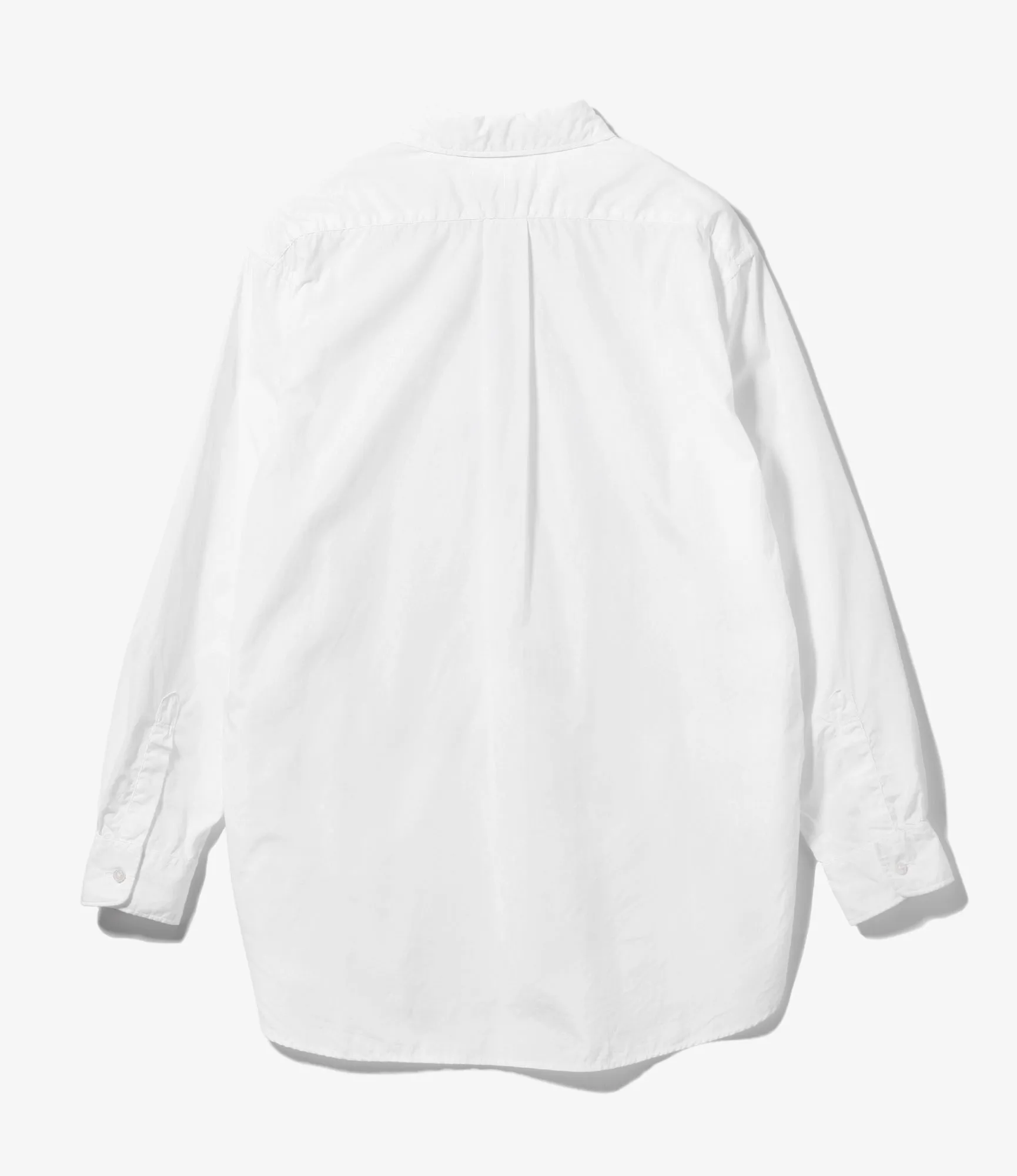 19th Century BD Shirt – White 100’s 2-Ply Broadcloth