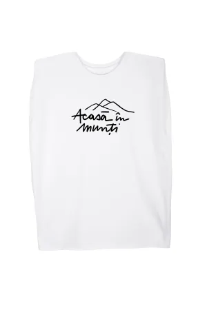 ACASA IN MUNTI Sleeveless T-shirt