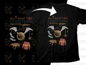 All I Want For Christmas Collection Png Digital Download