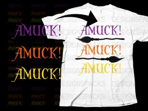 Amuck! Halloween Sanderson Sisters Hocus Pocus Png Digital Download