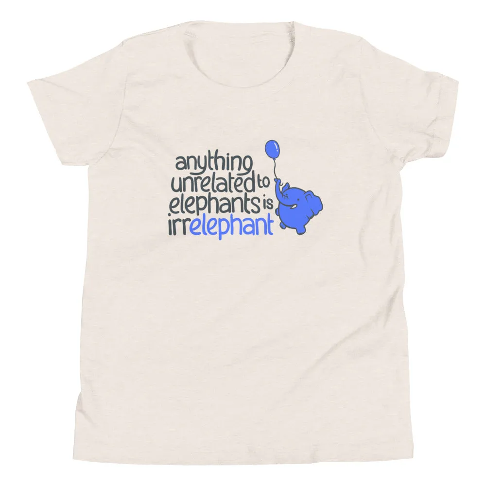 Anything Unrelated Elephants Kid's Youth Tee