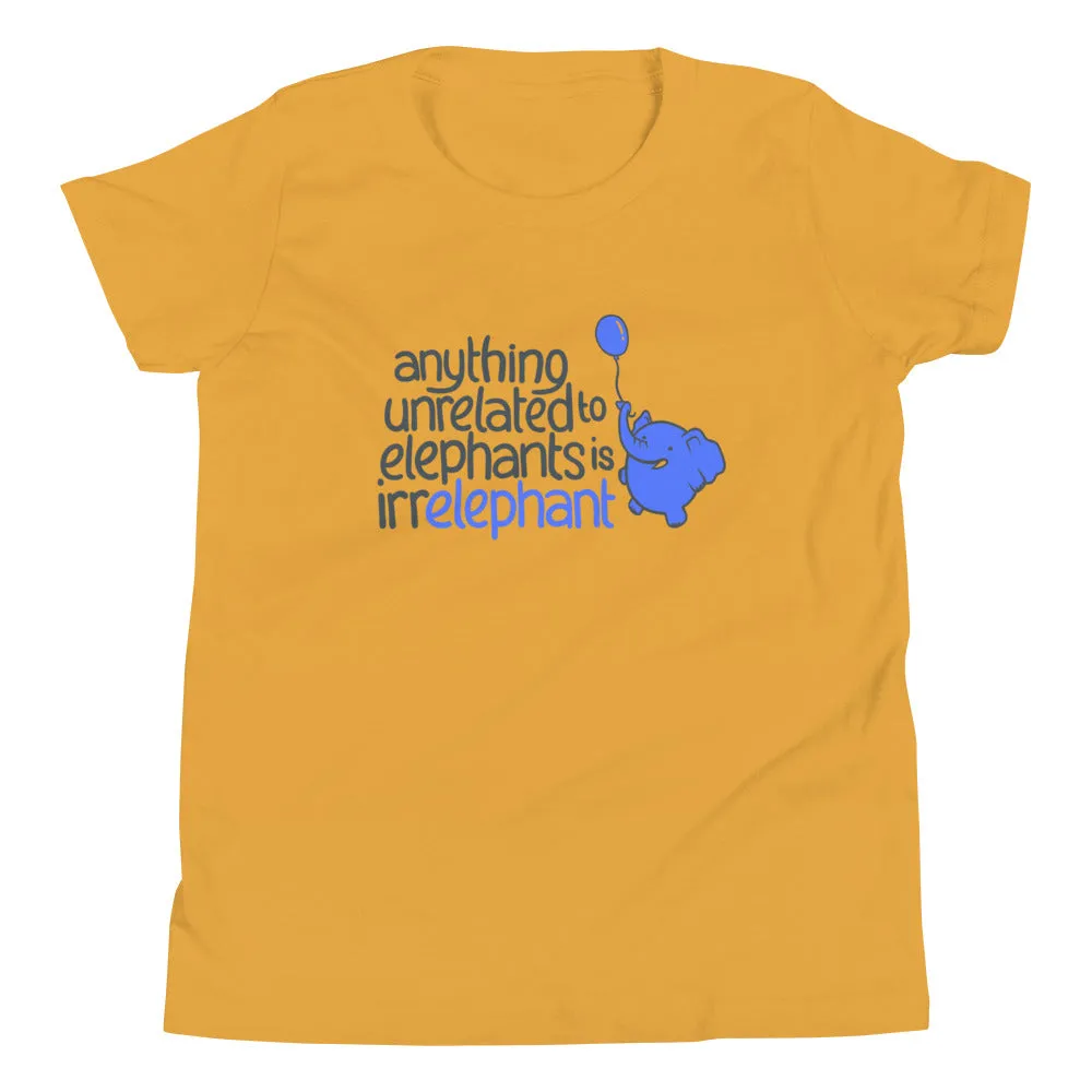 Anything Unrelated Elephants Kid's Youth Tee