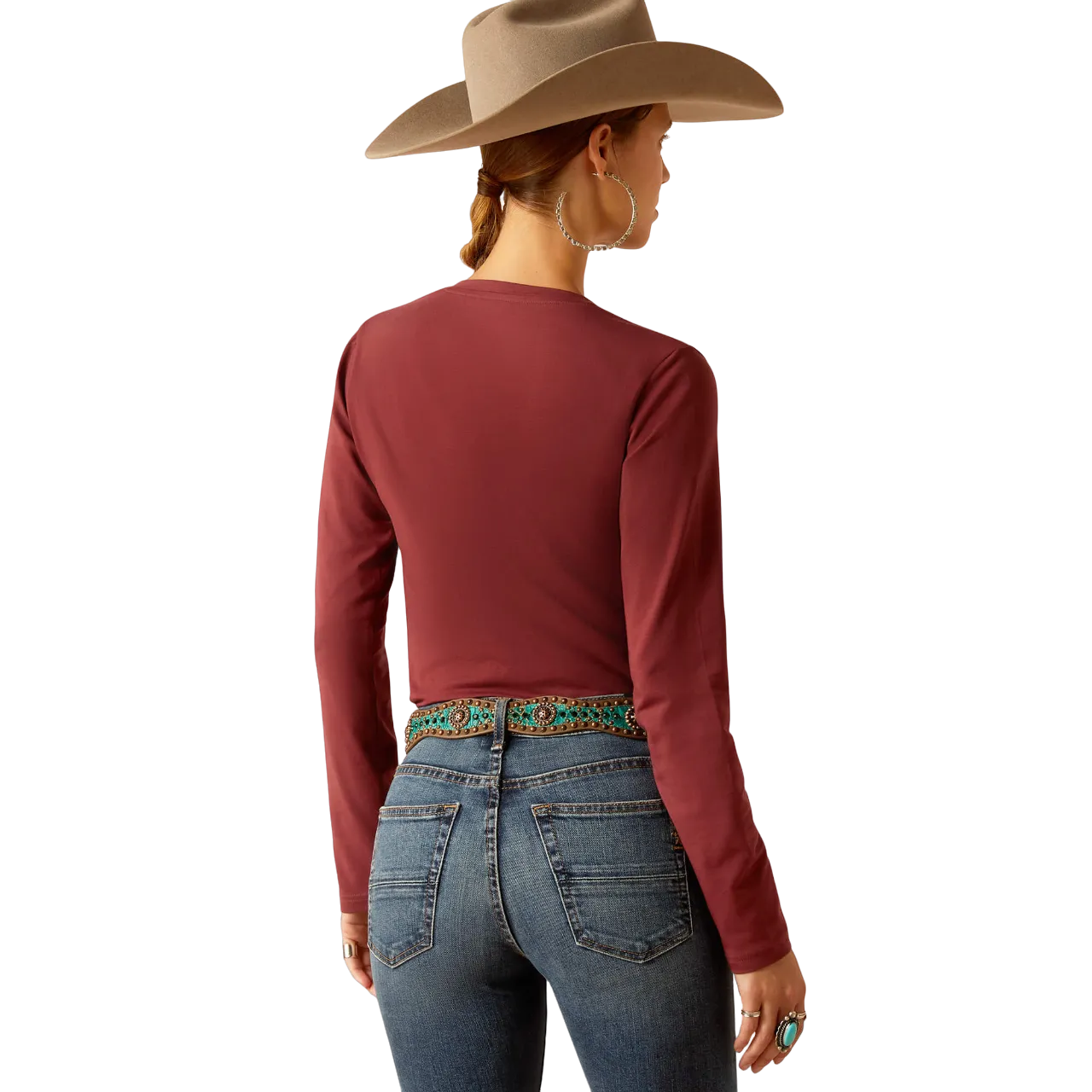 Ariat Women's Oxblood Red Rodeo T-shirt