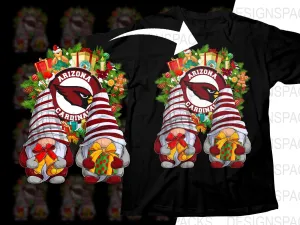 Arizona Cardinals Christmas Gnomes Graphic Png Digital Download