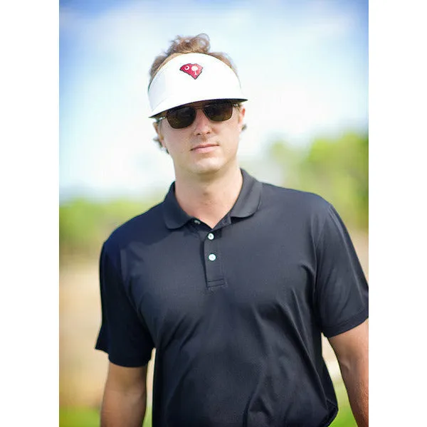 Arkansas Fayetteville Clubhouse Performance Polo Red