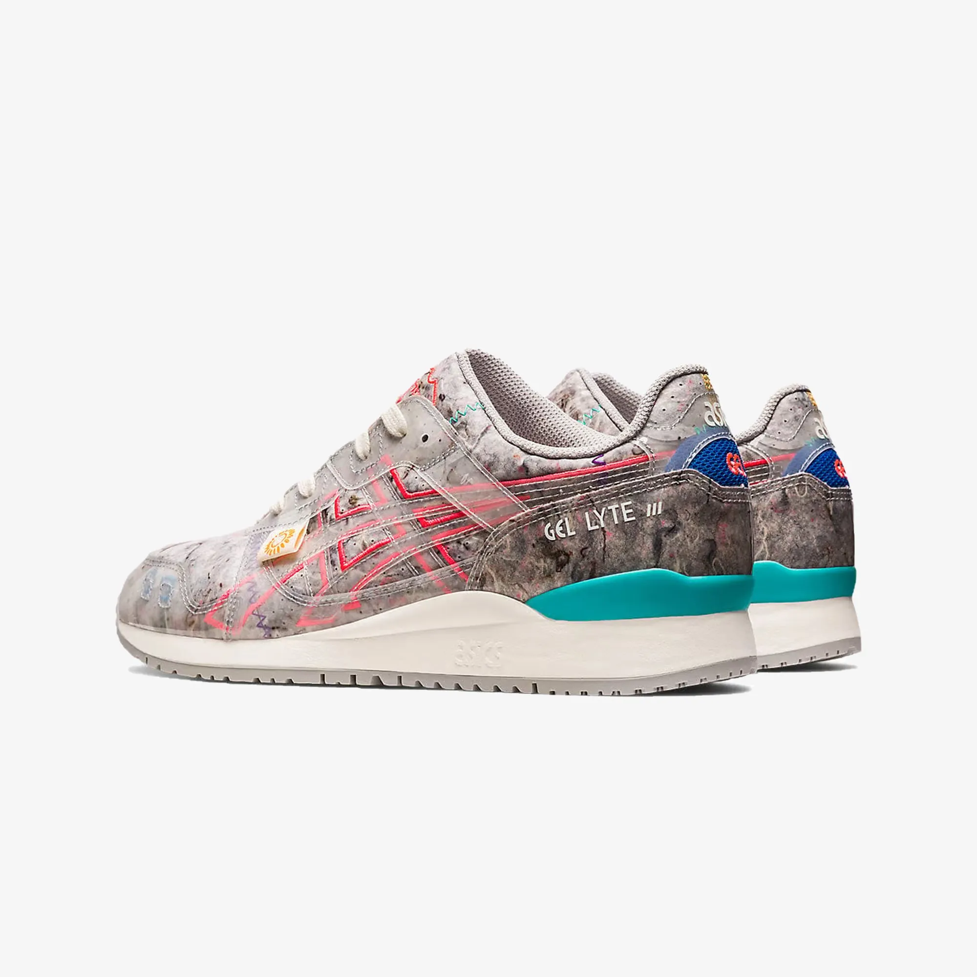 Asics | GEL-LYTE III OG RECYCLE FELT OYSTER GRAY/DIVA PINK