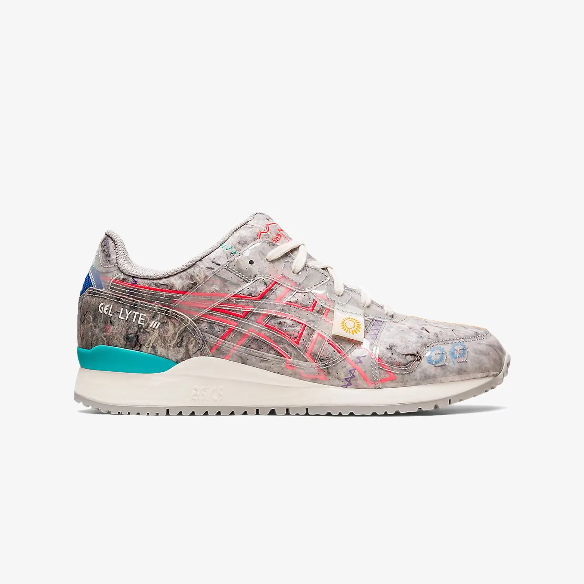 Asics | GEL-LYTE III OG RECYCLE FELT OYSTER GRAY/DIVA PINK