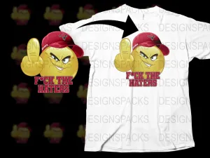 Atlanta F*ck The Haters Png Digital Download Funny Emoji Design