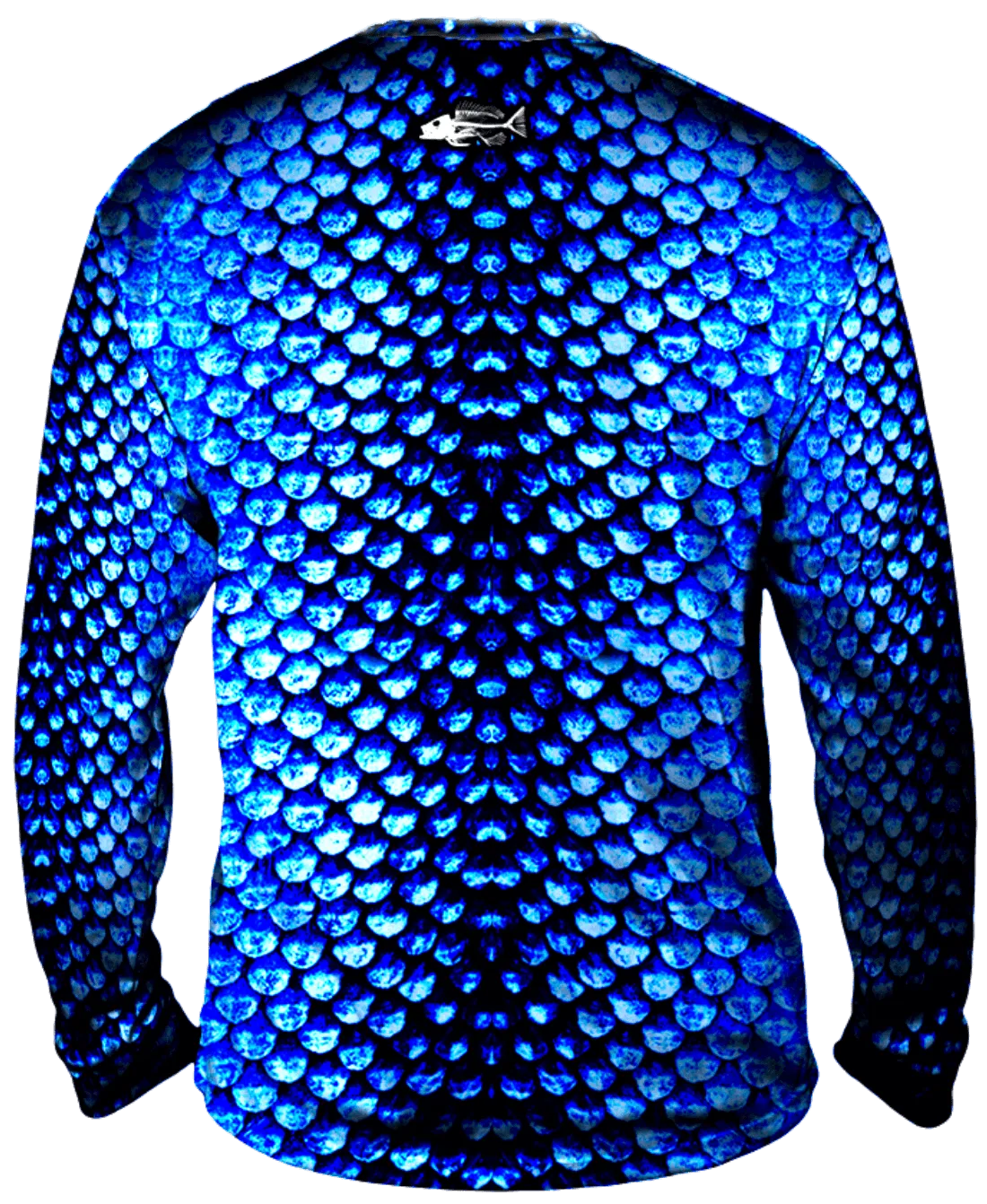 Bold Aqua Scales Long Sleeve