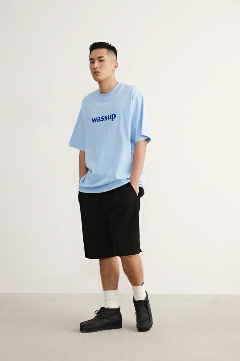 Bold Big Logo Print Basic Tee