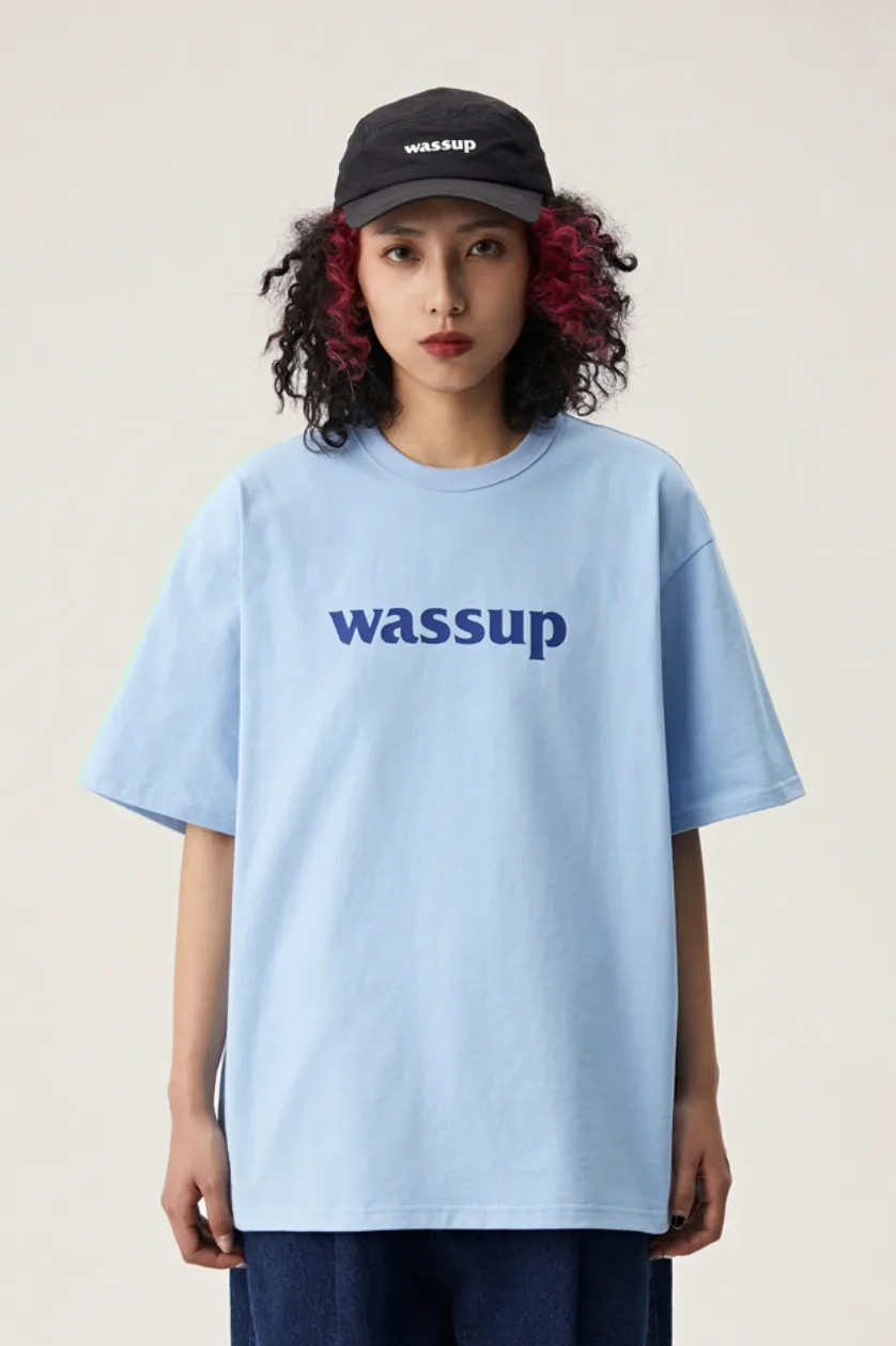 Bold Big Logo Print Basic Tee