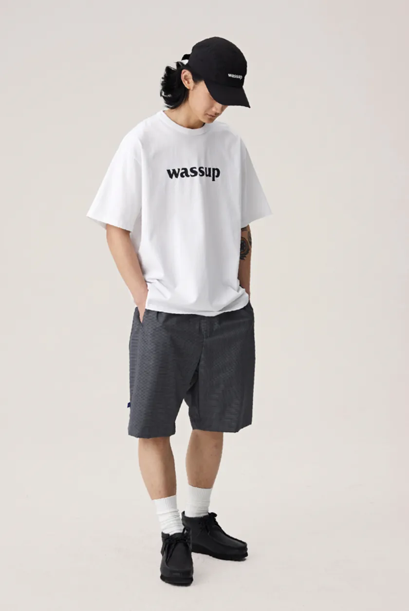 Bold Big Logo Print Basic Tee