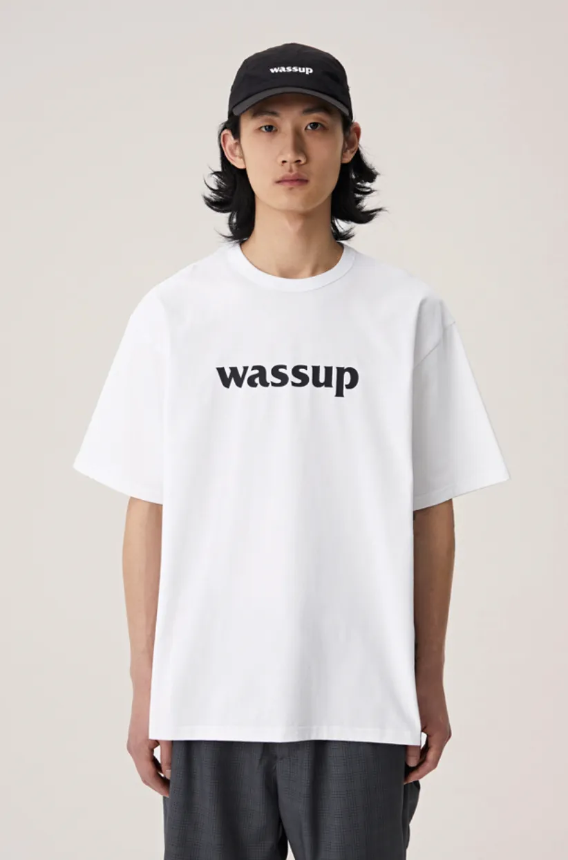 Bold Big Logo Print Basic Tee