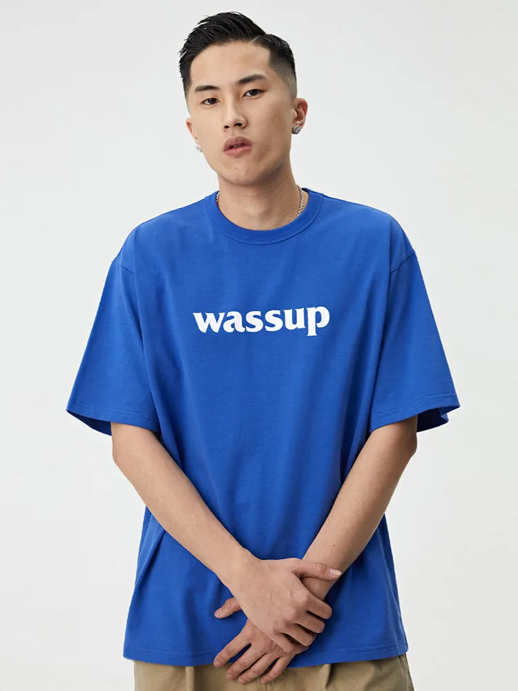 Bold Big Logo Print Basic Tee