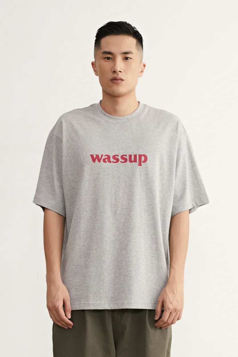 Bold Big Logo Print Basic Tee