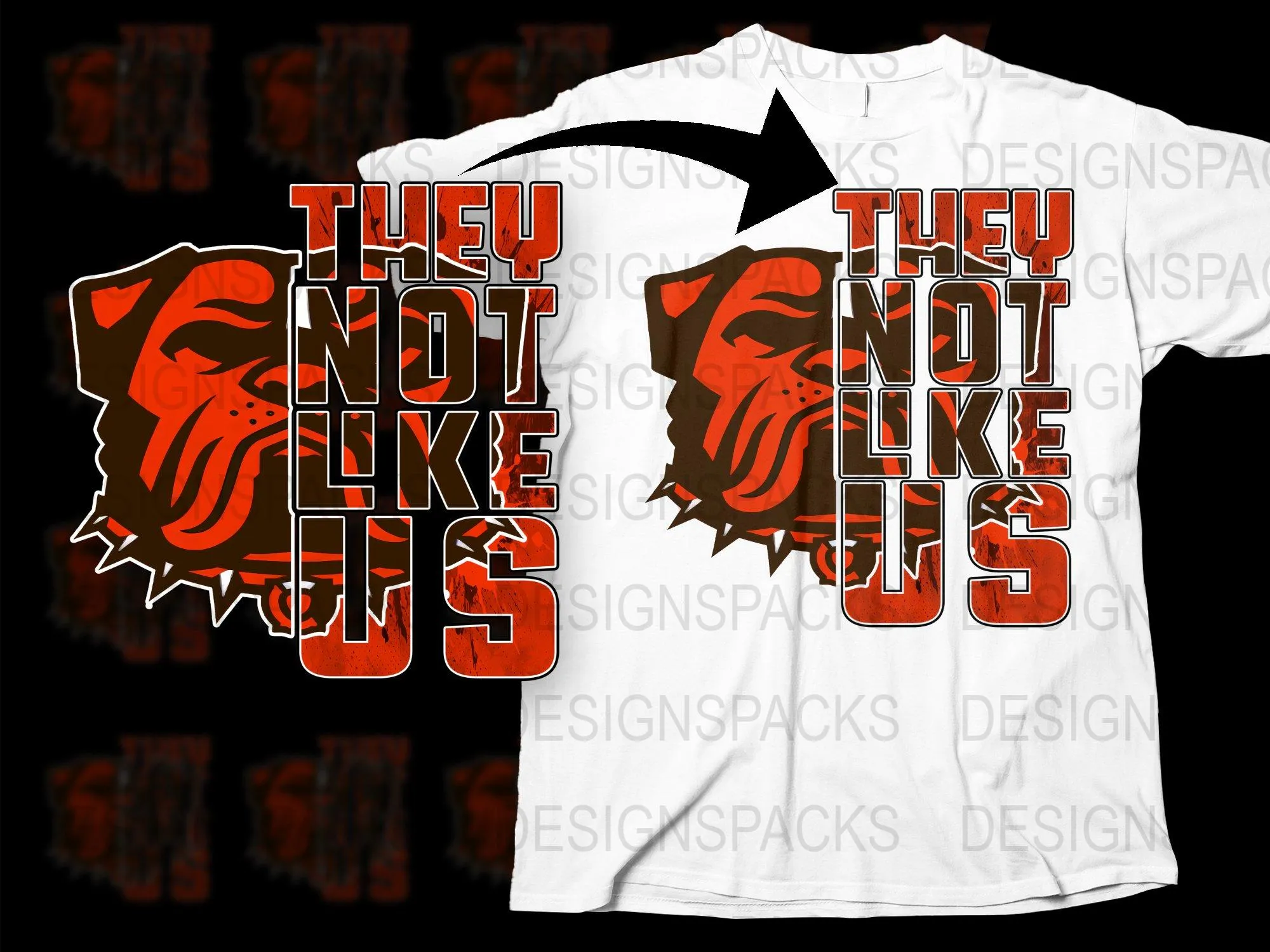 Bold Chicago Bears Slogan Graphic Png Digital Download