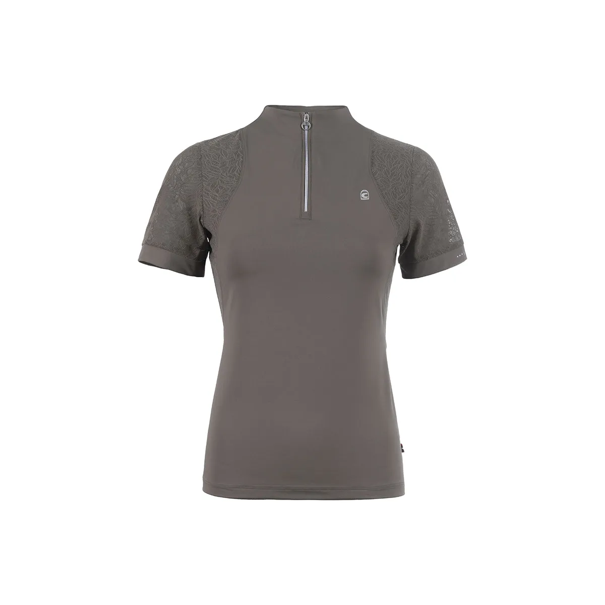 Cavallo Ladies Lace Half Zip Shirt  - Sale