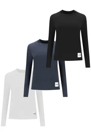 Classic Crew Neck Organic Cotton T-Shirts Set