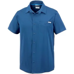 Columbia Mens Triple Canyon Short Sleeve Solid Shirt