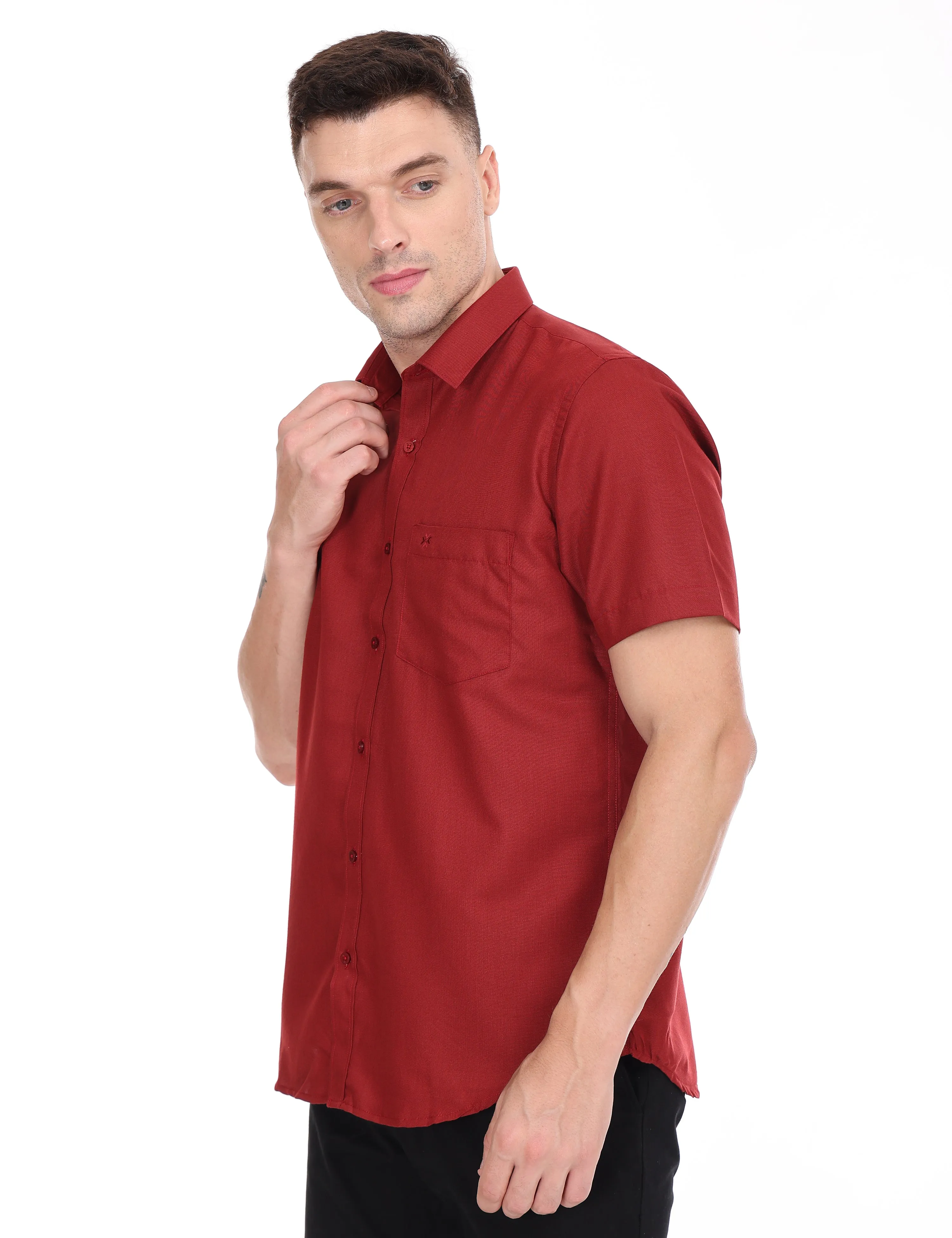 Cool Club Plus Cotton colour Shirt Half Sleeve - 31006