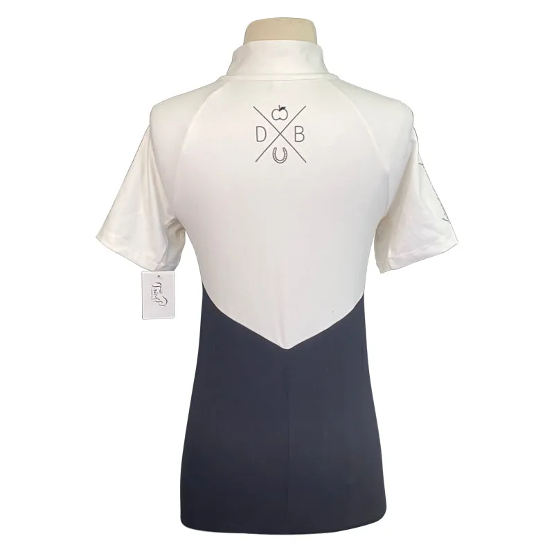 Dapplebay 'Lady' Riding Top in Black/White - Women's Medium