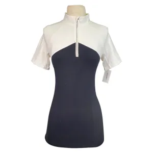 Dapplebay 'Lady' Riding Top in Black/White - Women's Medium