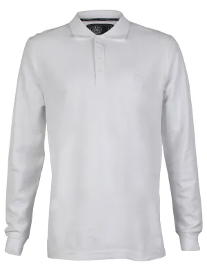 Dissident Alderton Polo T-Shirt in Optic White
