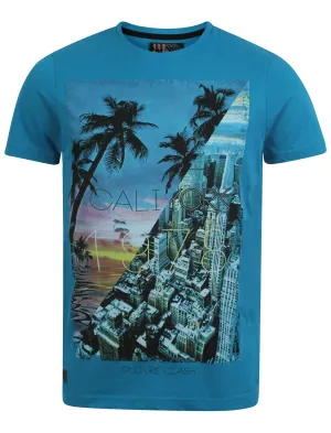 Dissident Cali-York t-shirt in Carribbean Sea