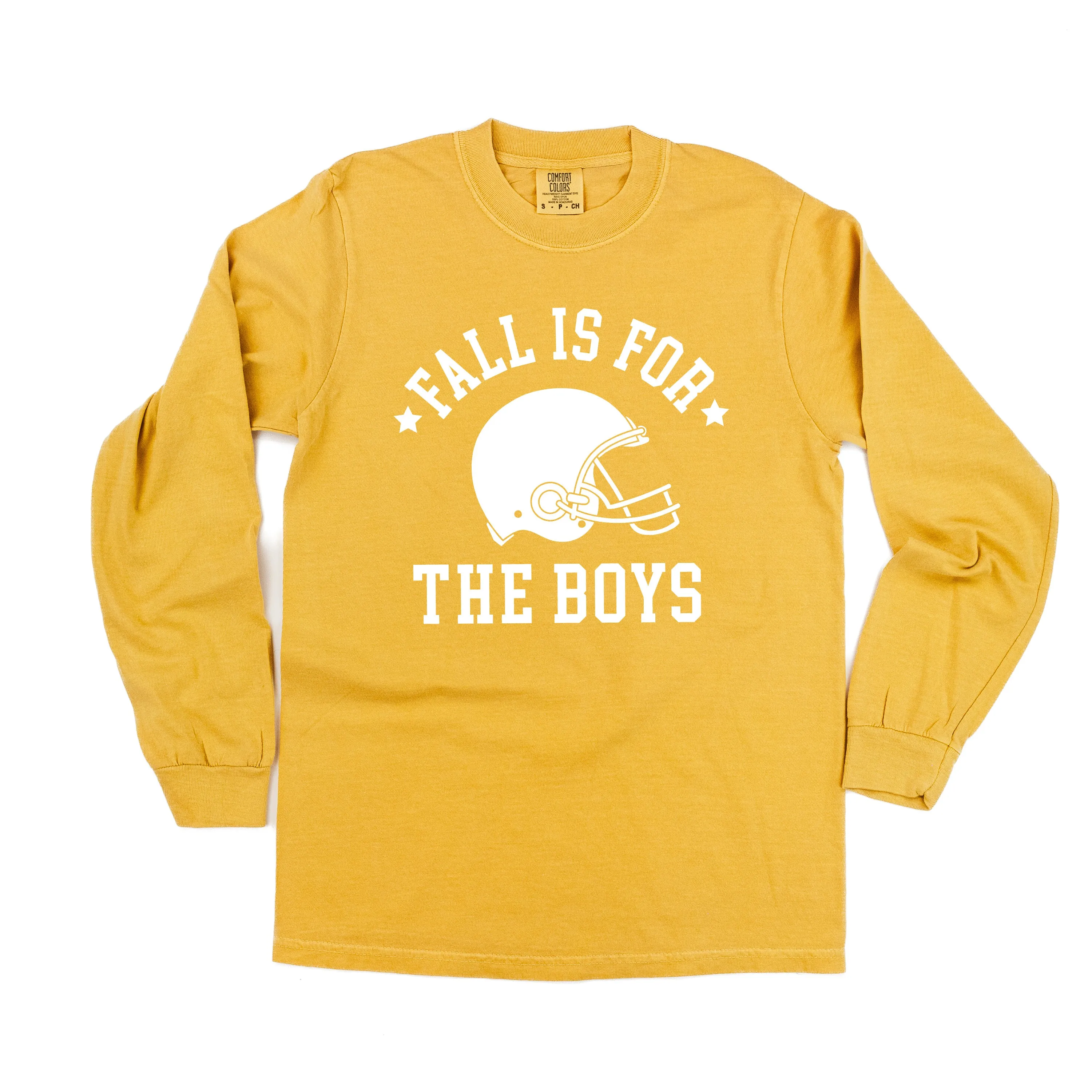 Fall is for the Boys - LONG SLEEVE COMFORT COLORS TEE