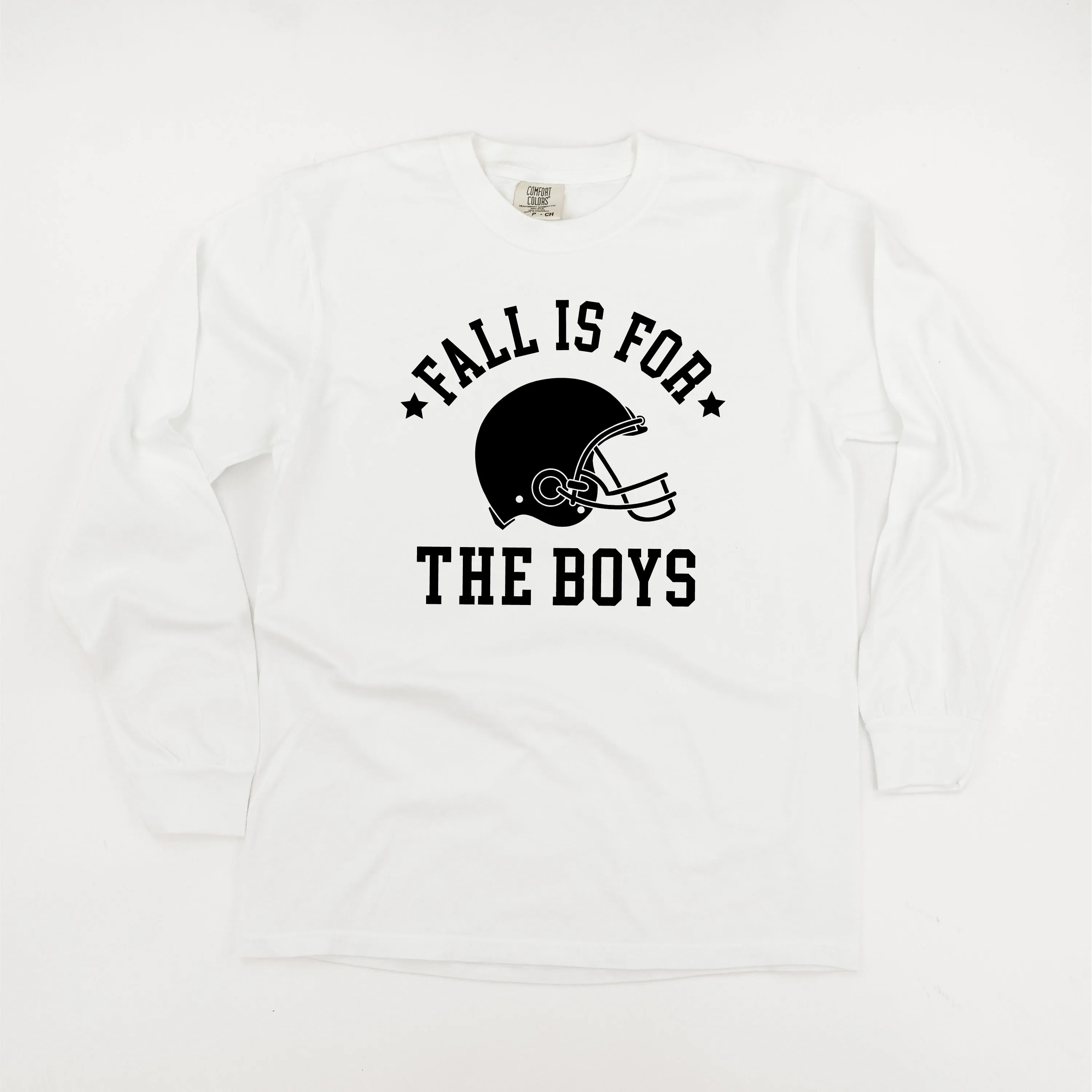 Fall is for the Boys - LONG SLEEVE COMFORT COLORS TEE