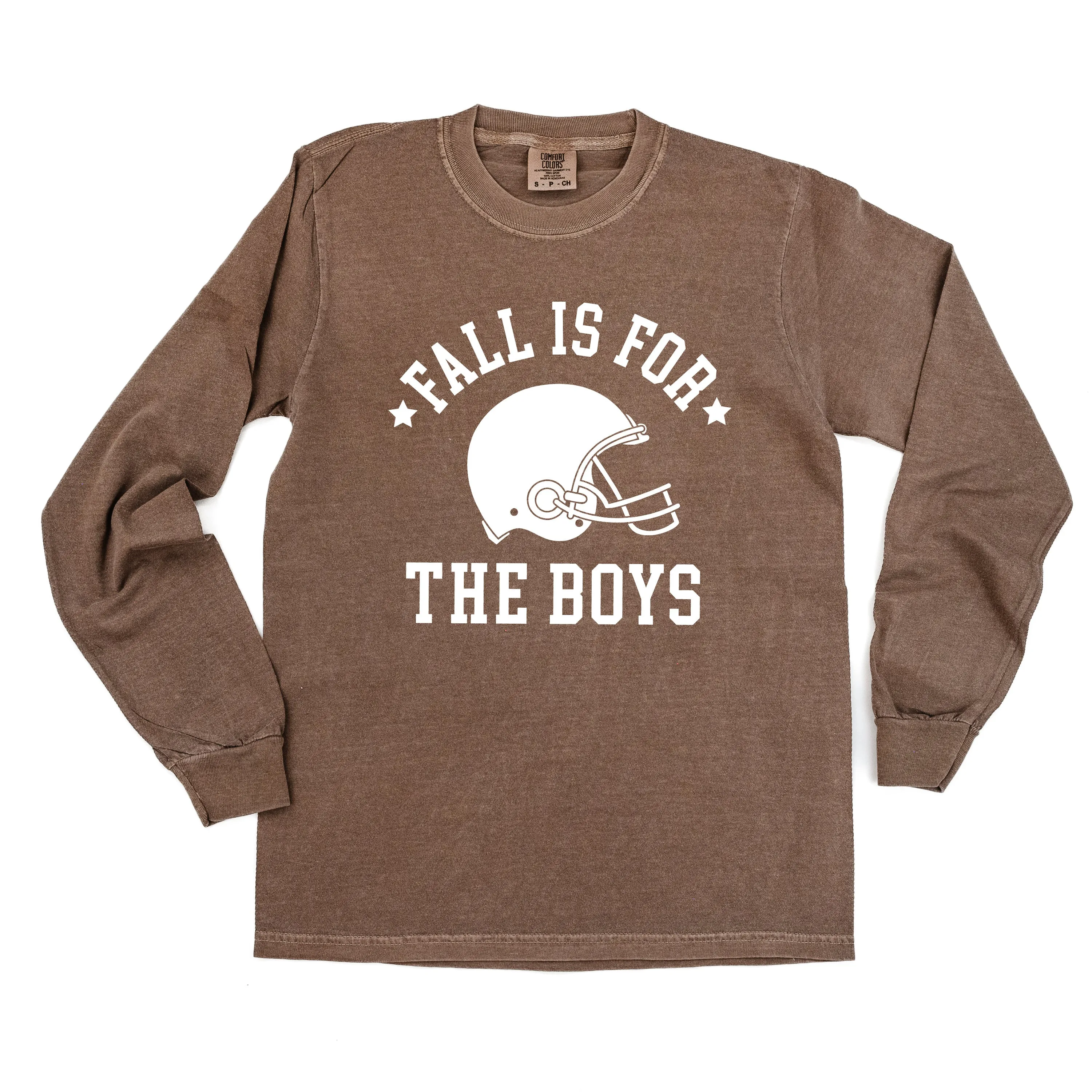 Fall is for the Boys - LONG SLEEVE COMFORT COLORS TEE