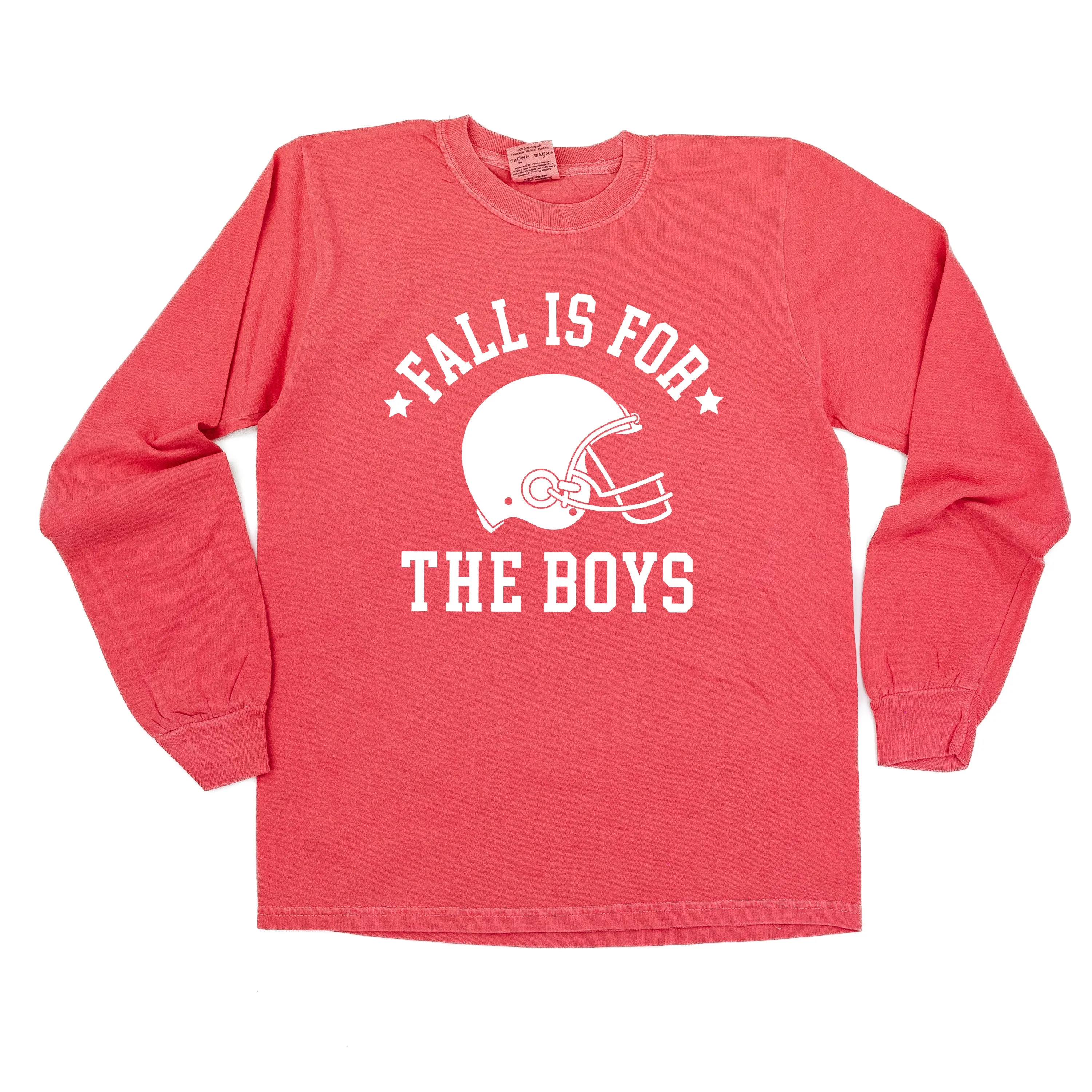 Fall is for the Boys - LONG SLEEVE COMFORT COLORS TEE
