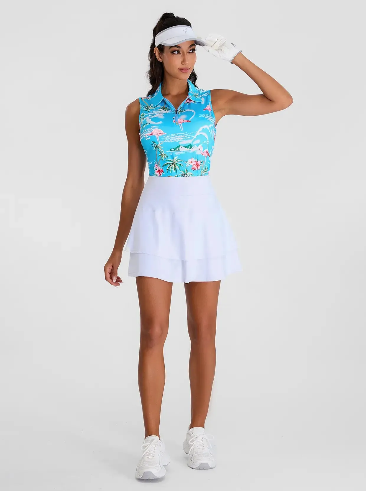 Flamingo Golf Polo Shirts For Women