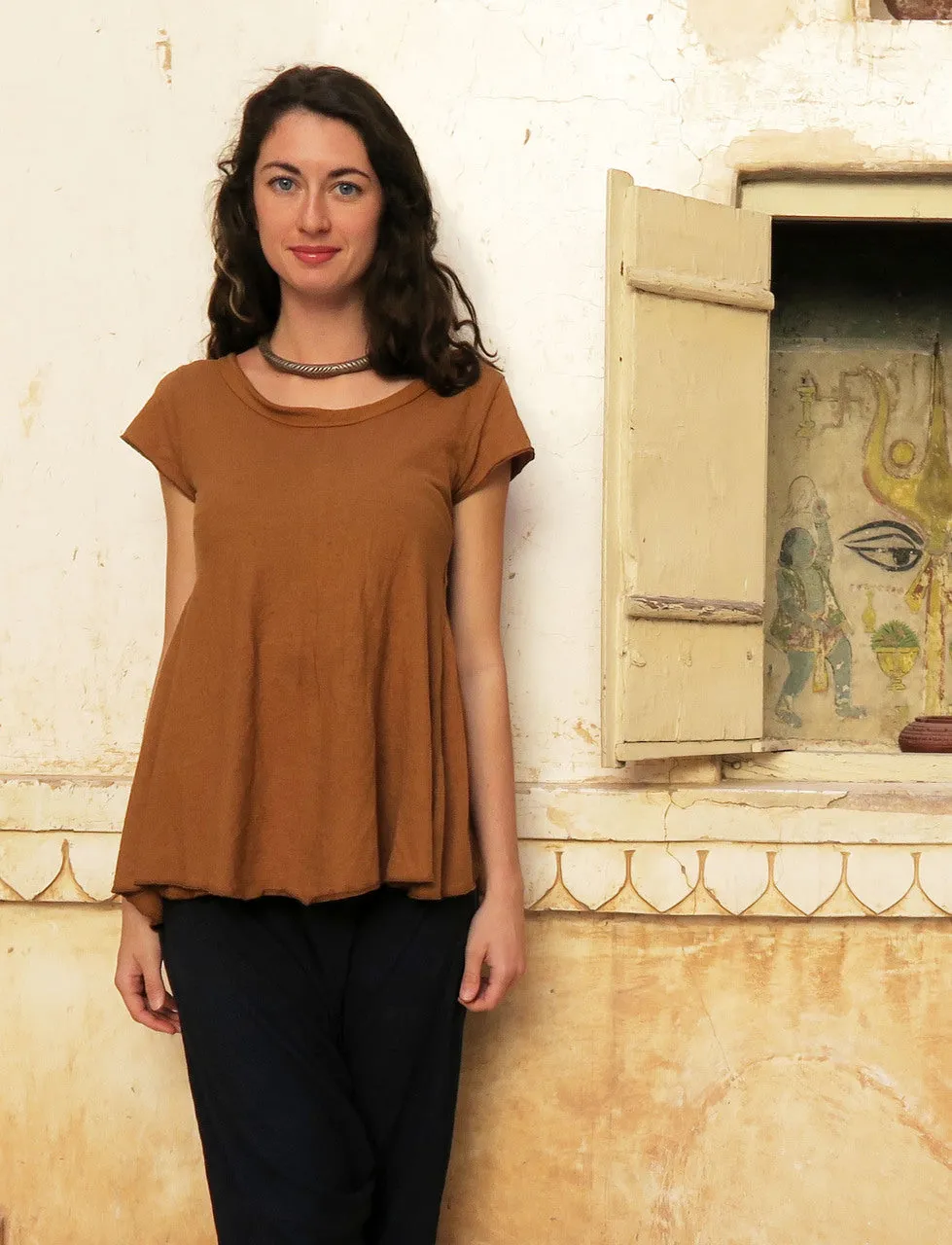 Flip Wrap Babydoll Shirt