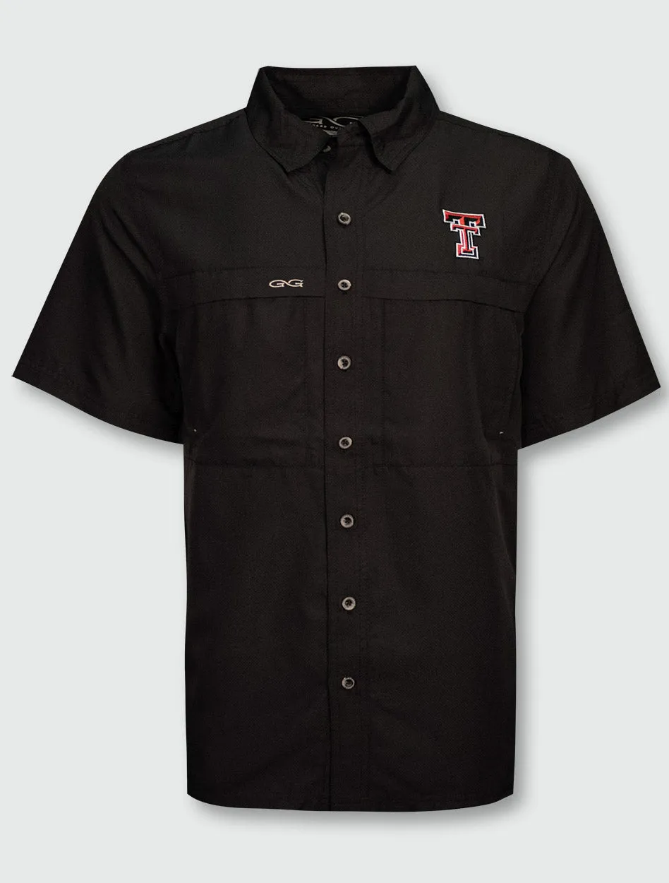 GameGuard Texas Tech Red Raiders Double T Microfiber Fishing Shirt