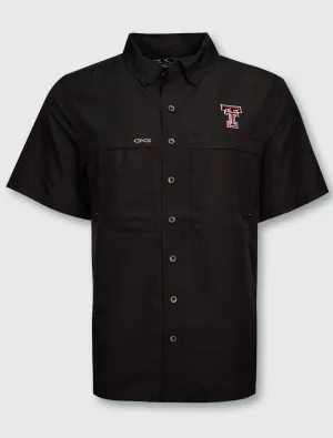 GameGuard Texas Tech Red Raiders Double T Microfiber Fishing Shirt