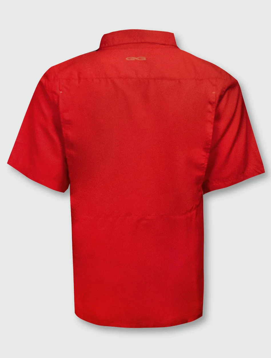 GameGuard Texas Tech Red Raiders Double T Microfiber Fishing Shirt