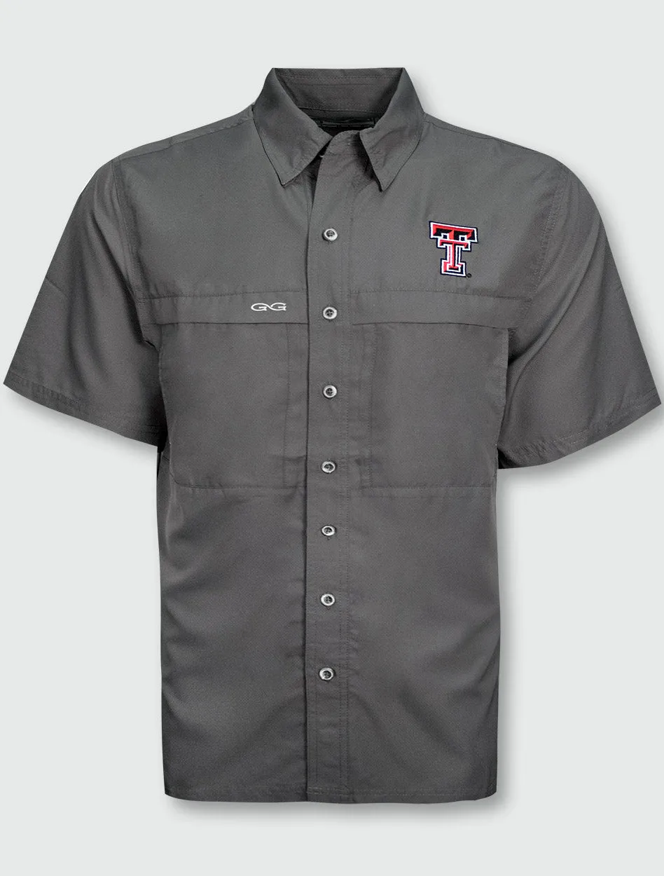 GameGuard Texas Tech Red Raiders Double T Microfiber Fishing Shirt