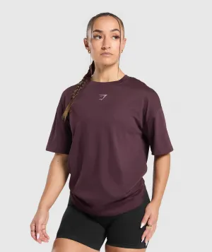GS Power Oversized T-Shirt - Depth Purple
