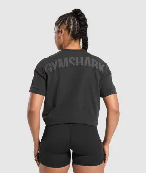 Gymshark Elevated Gymshark Power T-Shirt - Black