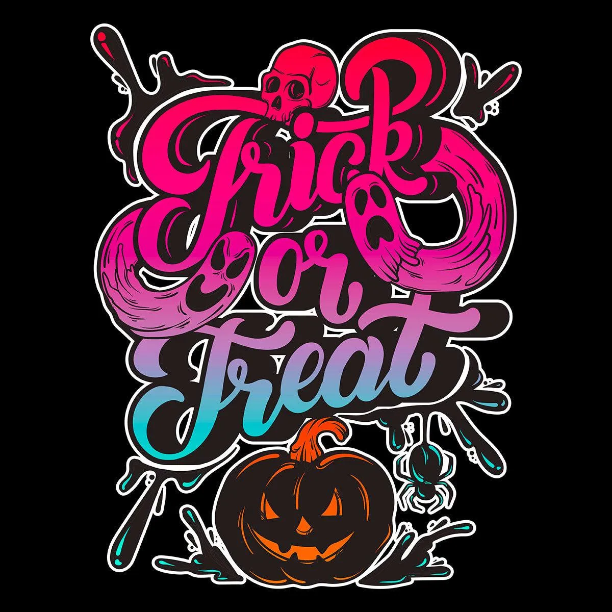 Halloween Trick Or Treat festive t-shirts