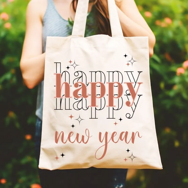 Happy Happy New Year 2025 PNG Digital Download