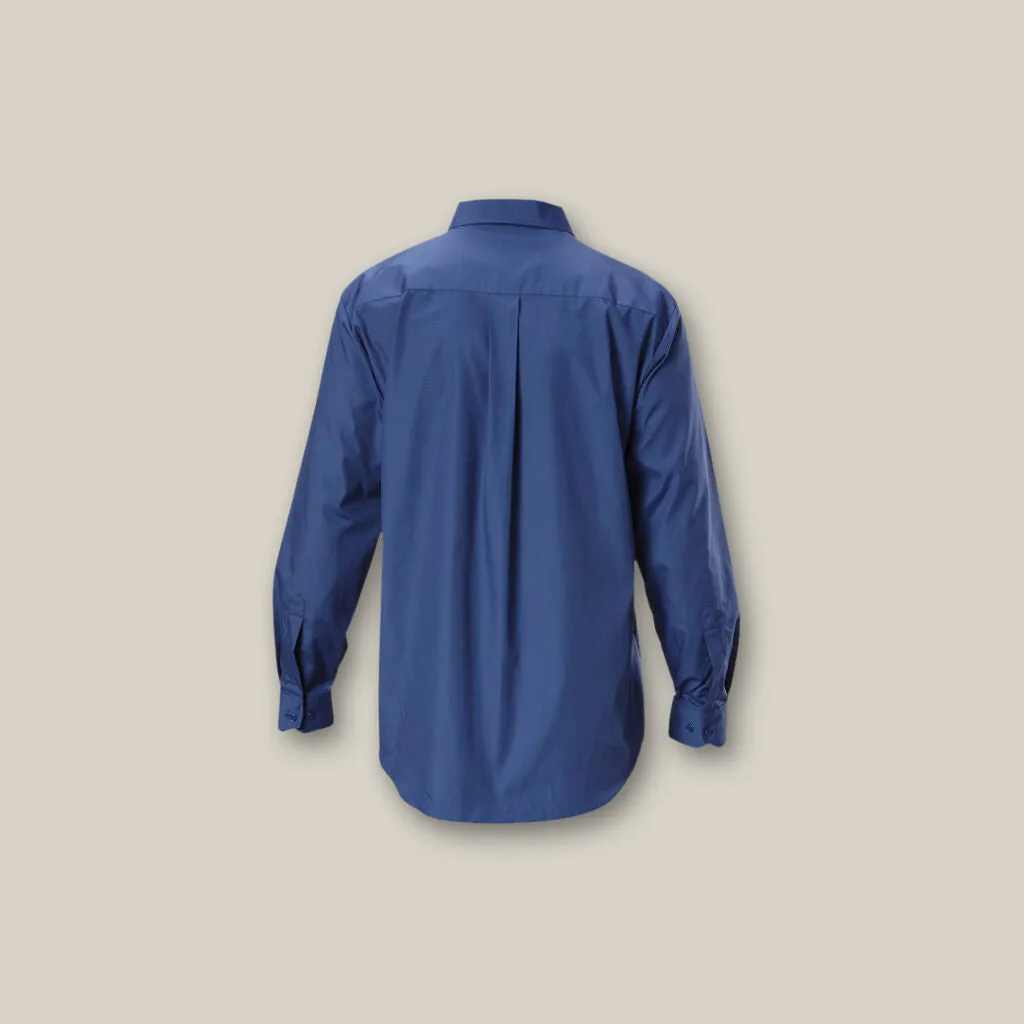 Hard Yakka Long Sleeve Permanent Press Crease Free Poly Cotton Shirt (Y07590)