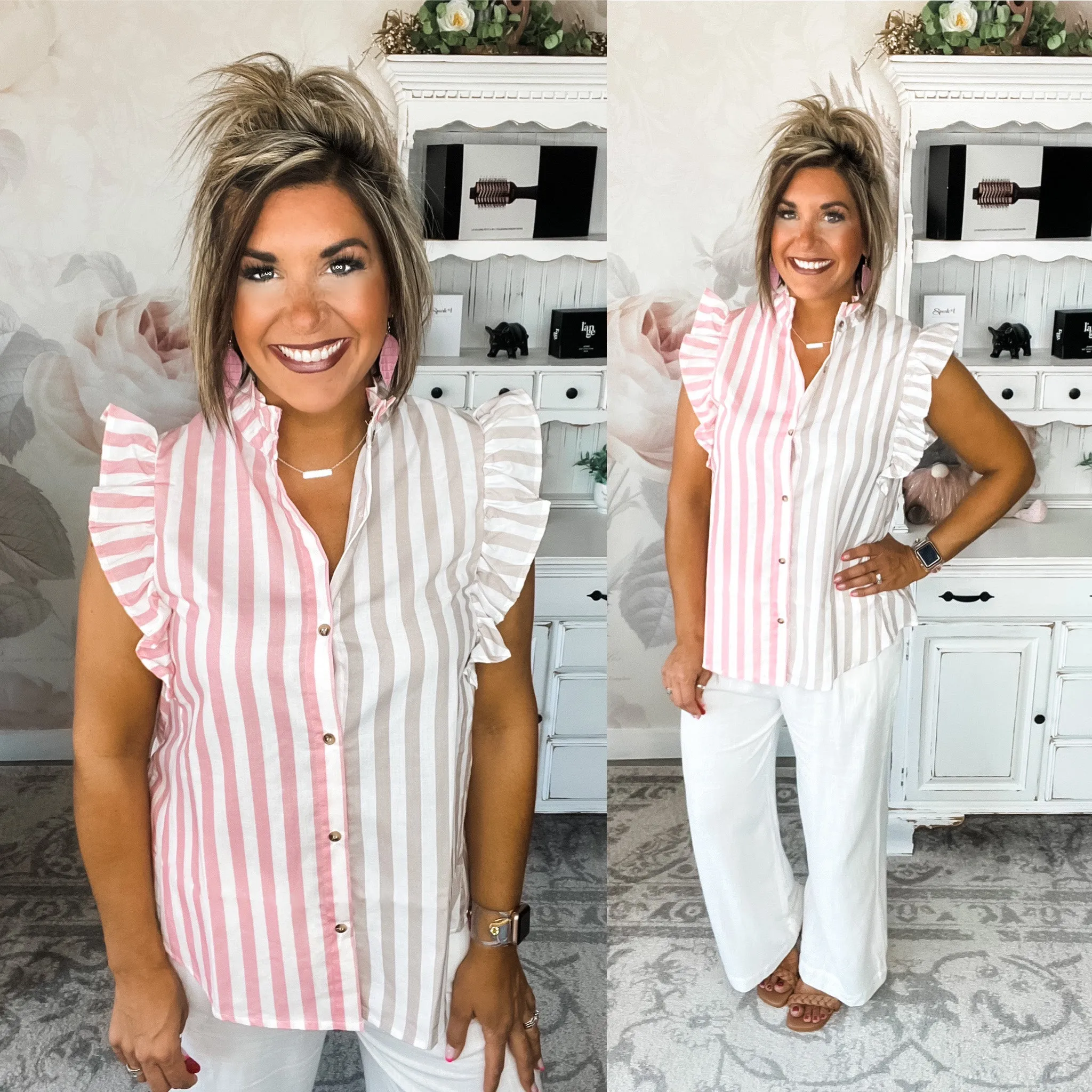 Heart Fall Fast Button Down