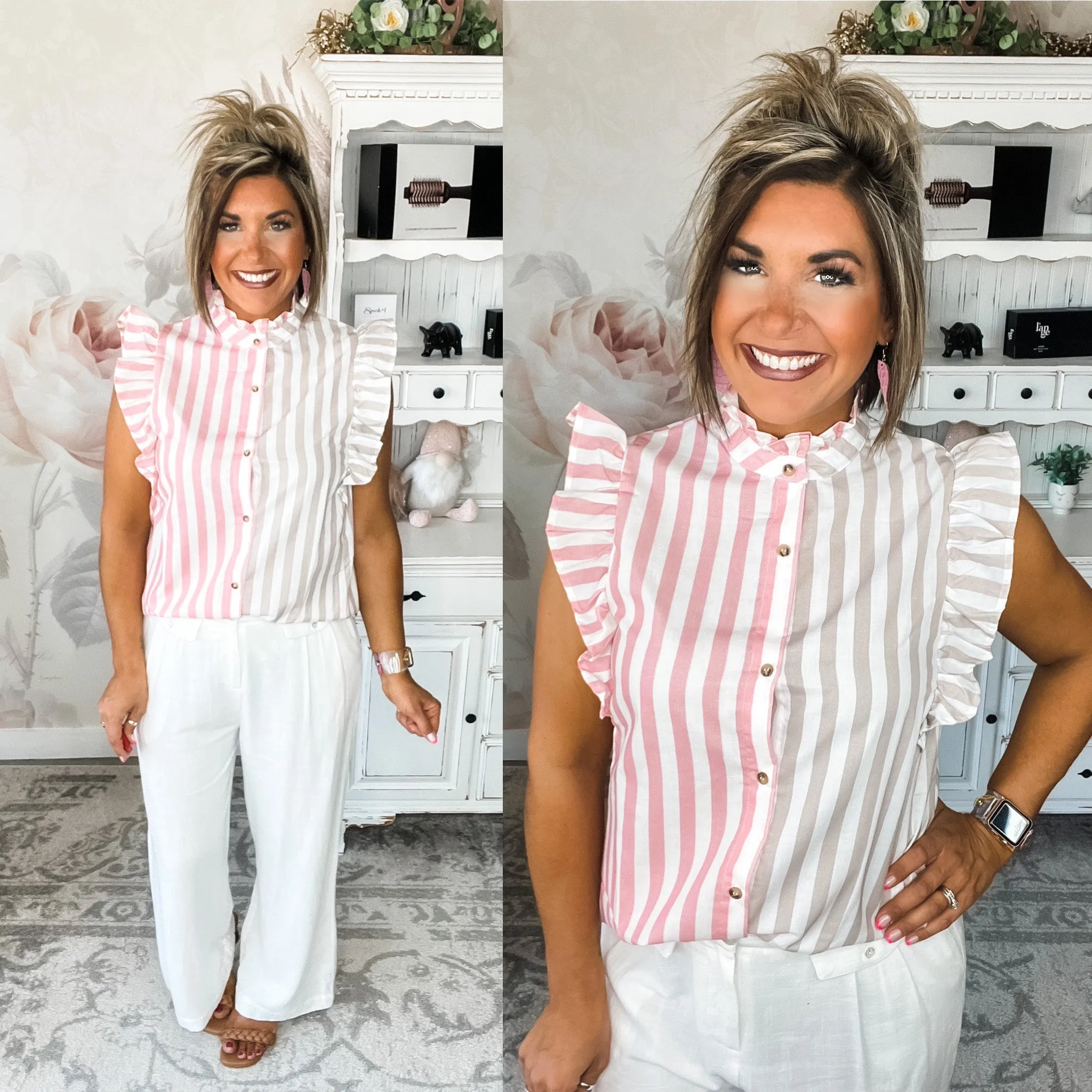 Heart Fall Fast Button Down