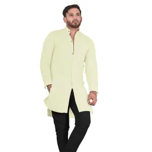 Hemploom - Festive Hemp Kurta in Light Green