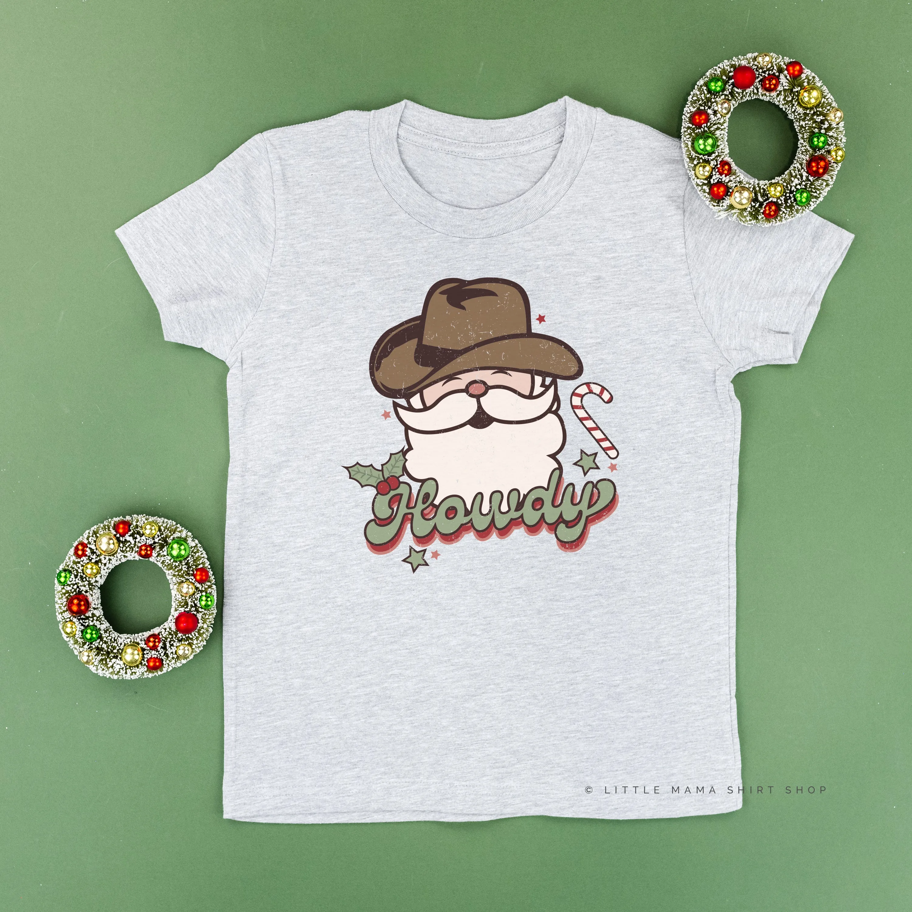 Howdy - Cowboy Santa - Child Tee