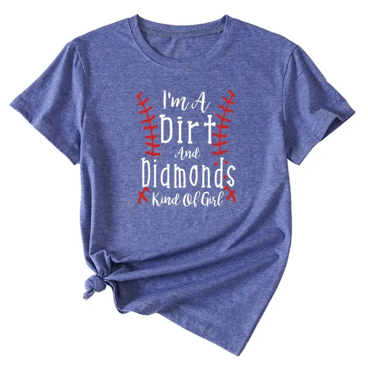 I'm A Dirt and Didmonds Women's Short-sleeved Top for Summer