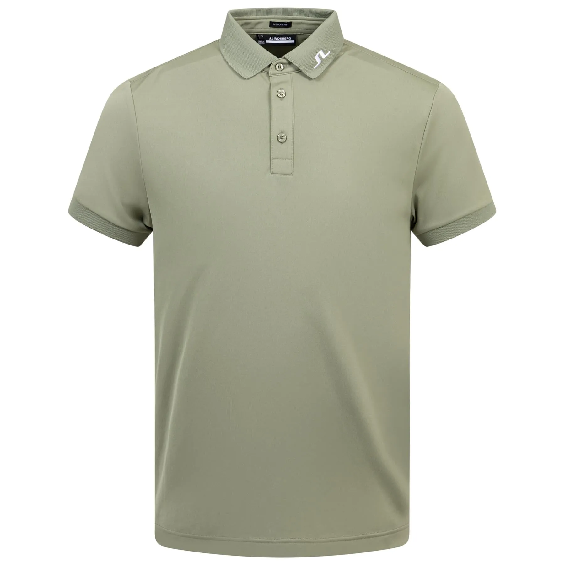 KV Regular Fit TX Jersey Print Polo Oil Green - SS24
